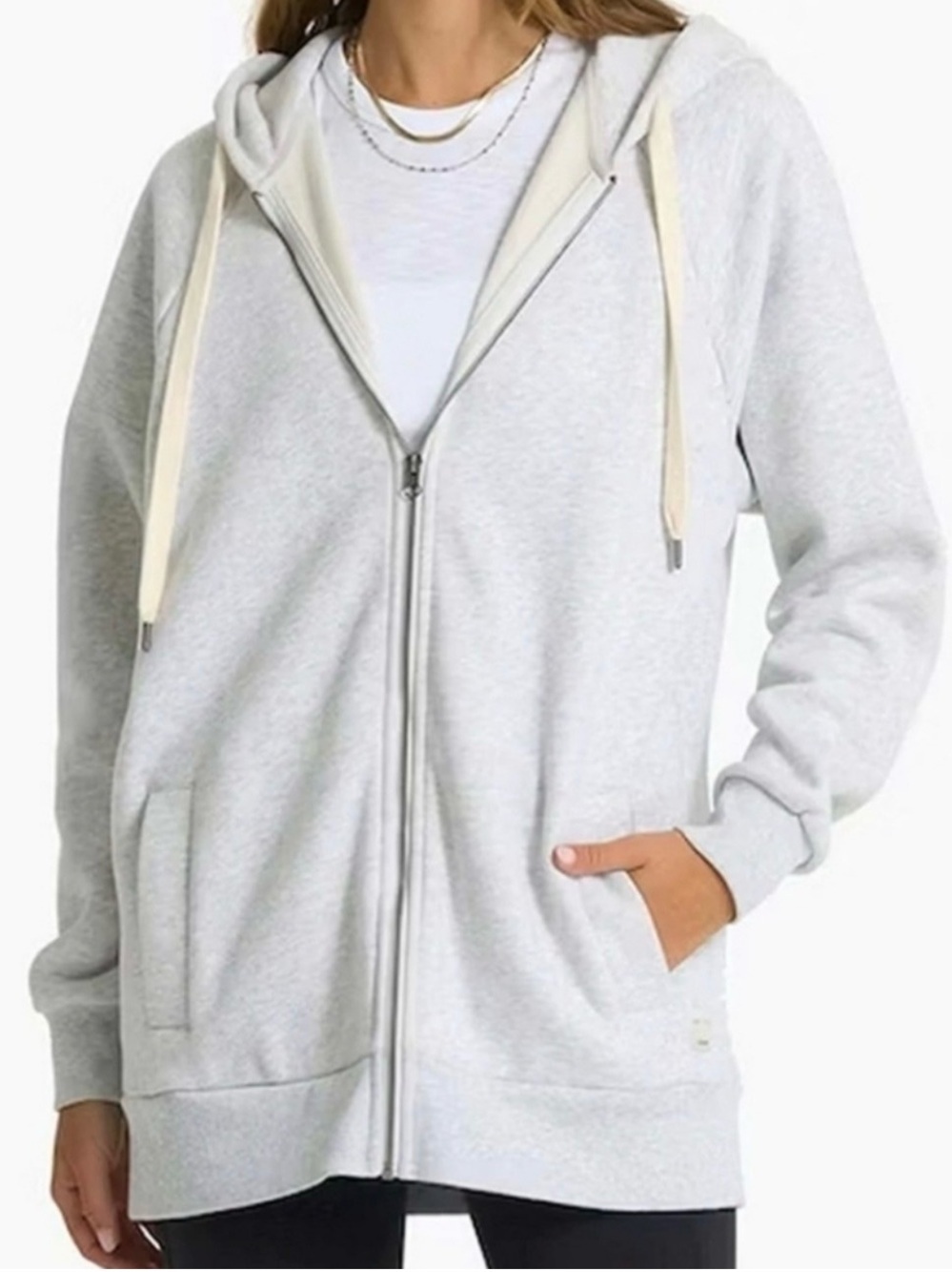 Vuori restore oversized zipper hoodie